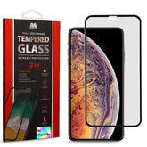 MyBat Full Coverage Tempered Glass Screen Protector for Apple iPhone XS Max / 11 Pro Max - BlackMyBat Pro
